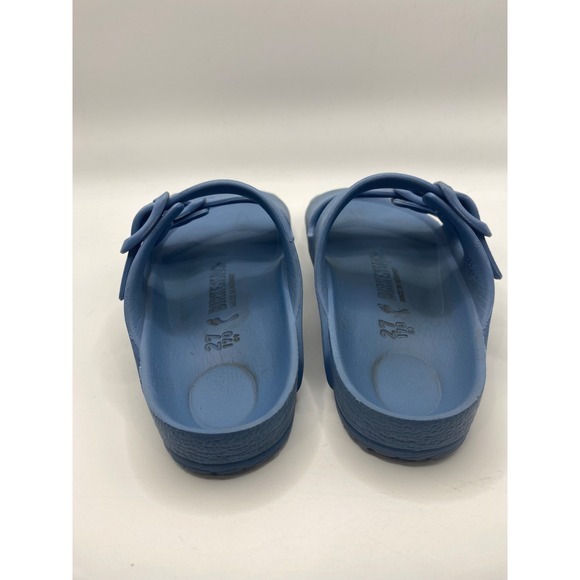 Birkenstock Kids Blue Gizeh Sandals Size 27EU C9US Toddler Slip On (small tear) - Picture 5 of 7